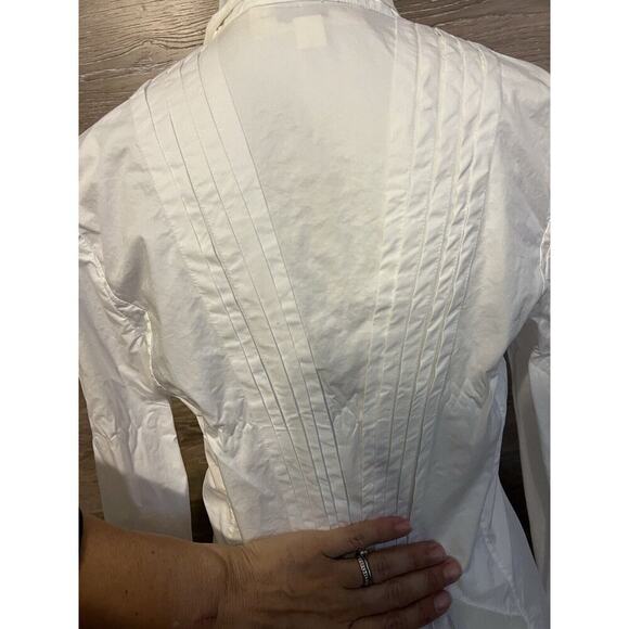 Trelise Cooper Victorian Principal Tabitha Cottagecore Button White Tunic Sz 6 - Picture 4 of 9